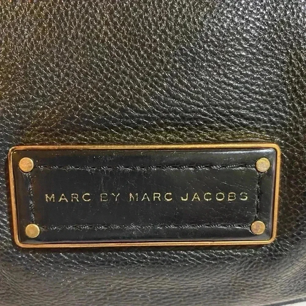 Marc By Marc Jacob’s black leather satchel handbag